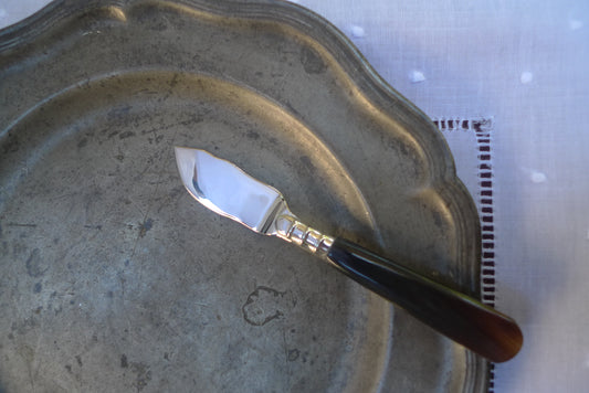 Cuchillo Cuerno y Plaqué pescado