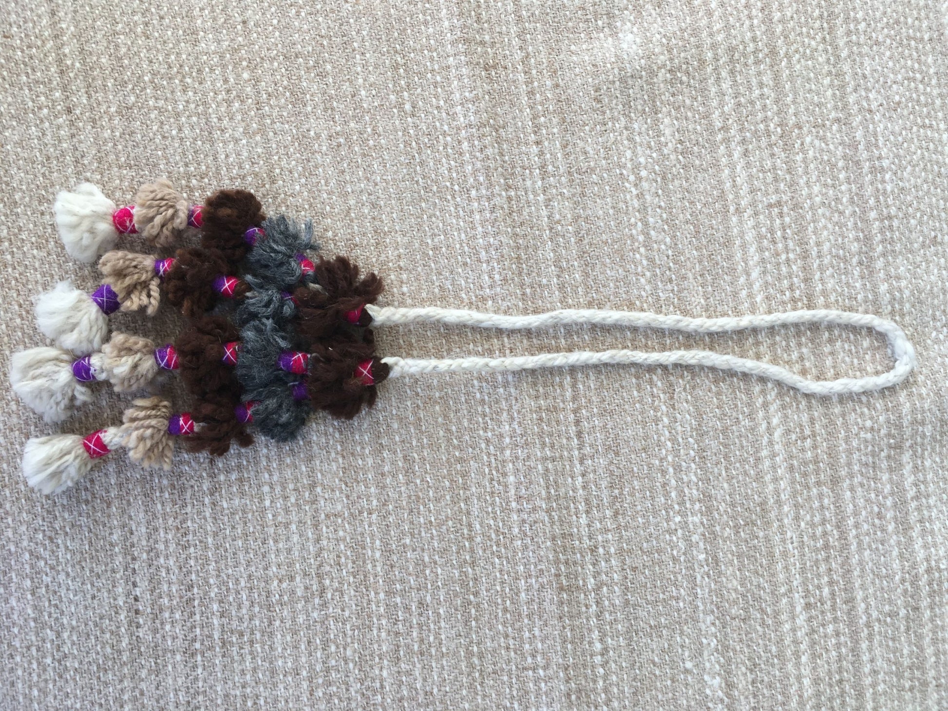Pompon de Alpaca variados colores