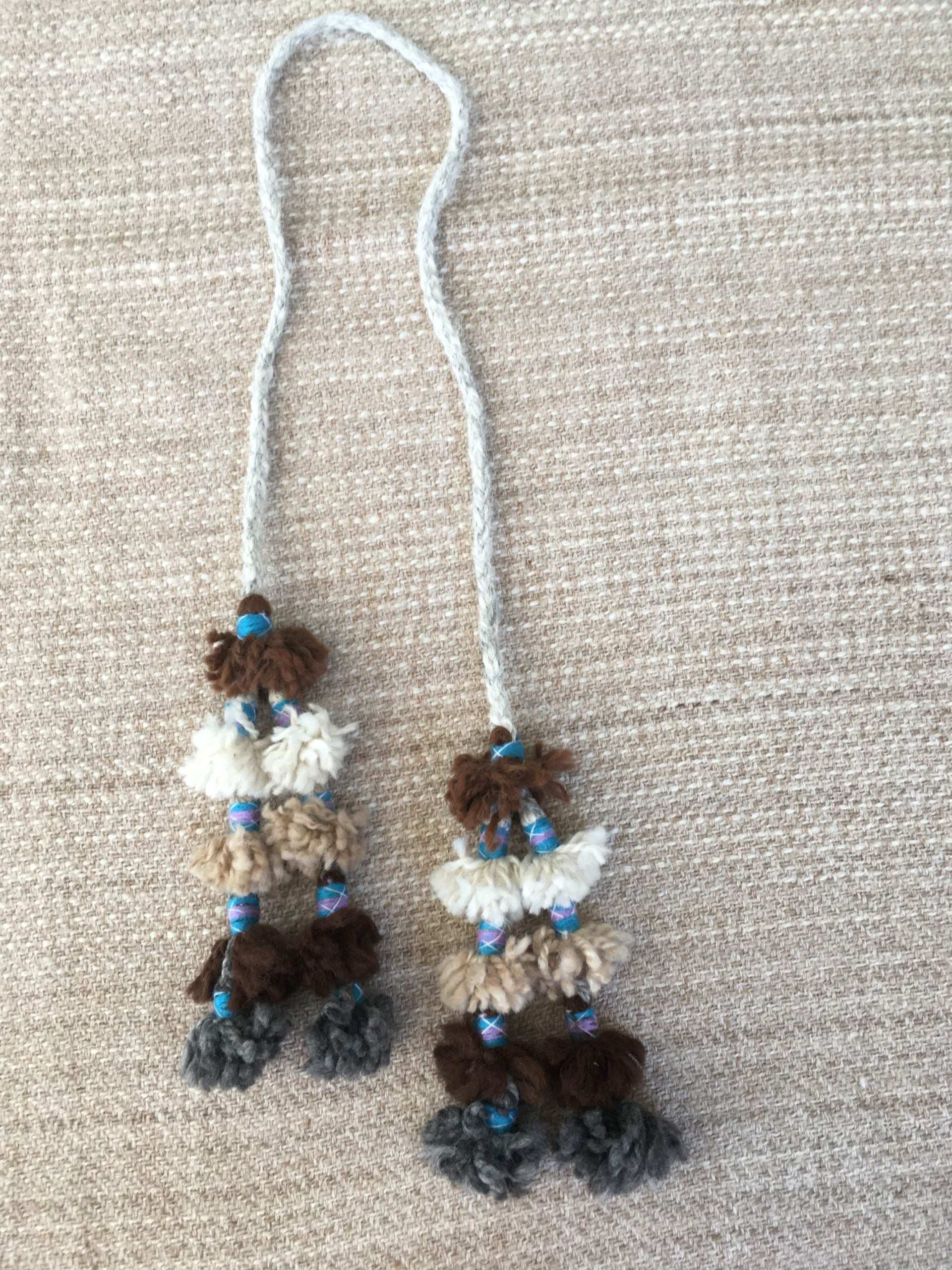 Pompon de Alpaca variados colores